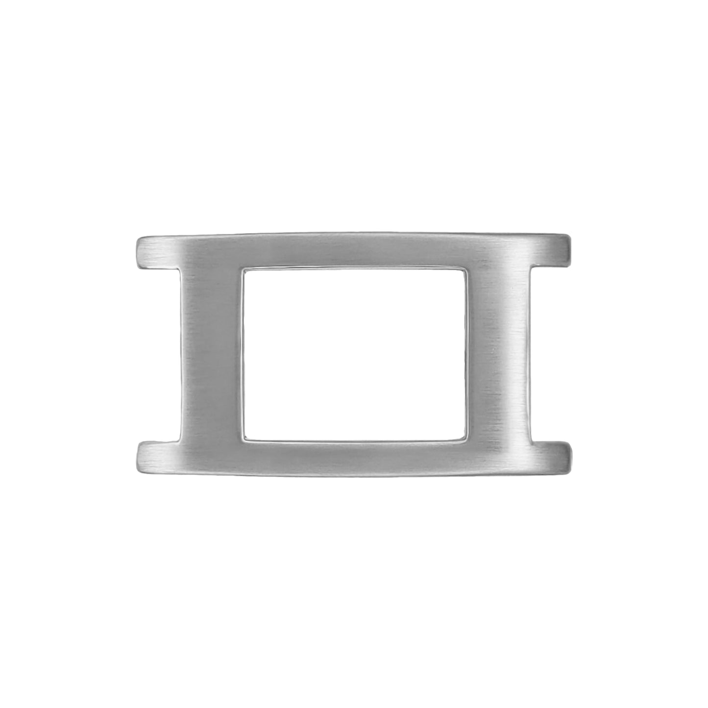 Ceinture 30 mm cuir souple blanc boucle Portofino mate