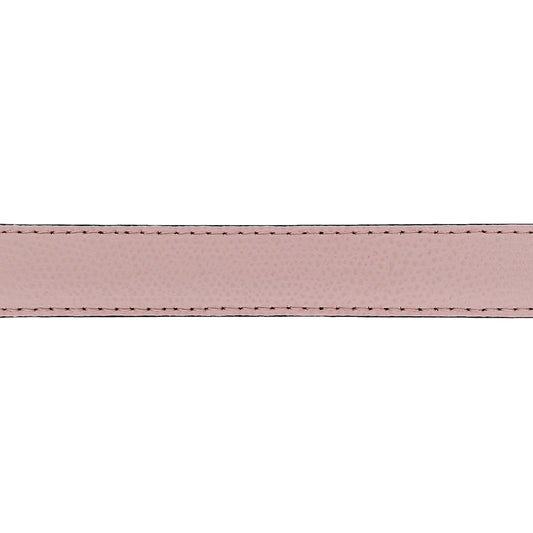 Lanière en cuir grainé rose clair 20 mm
