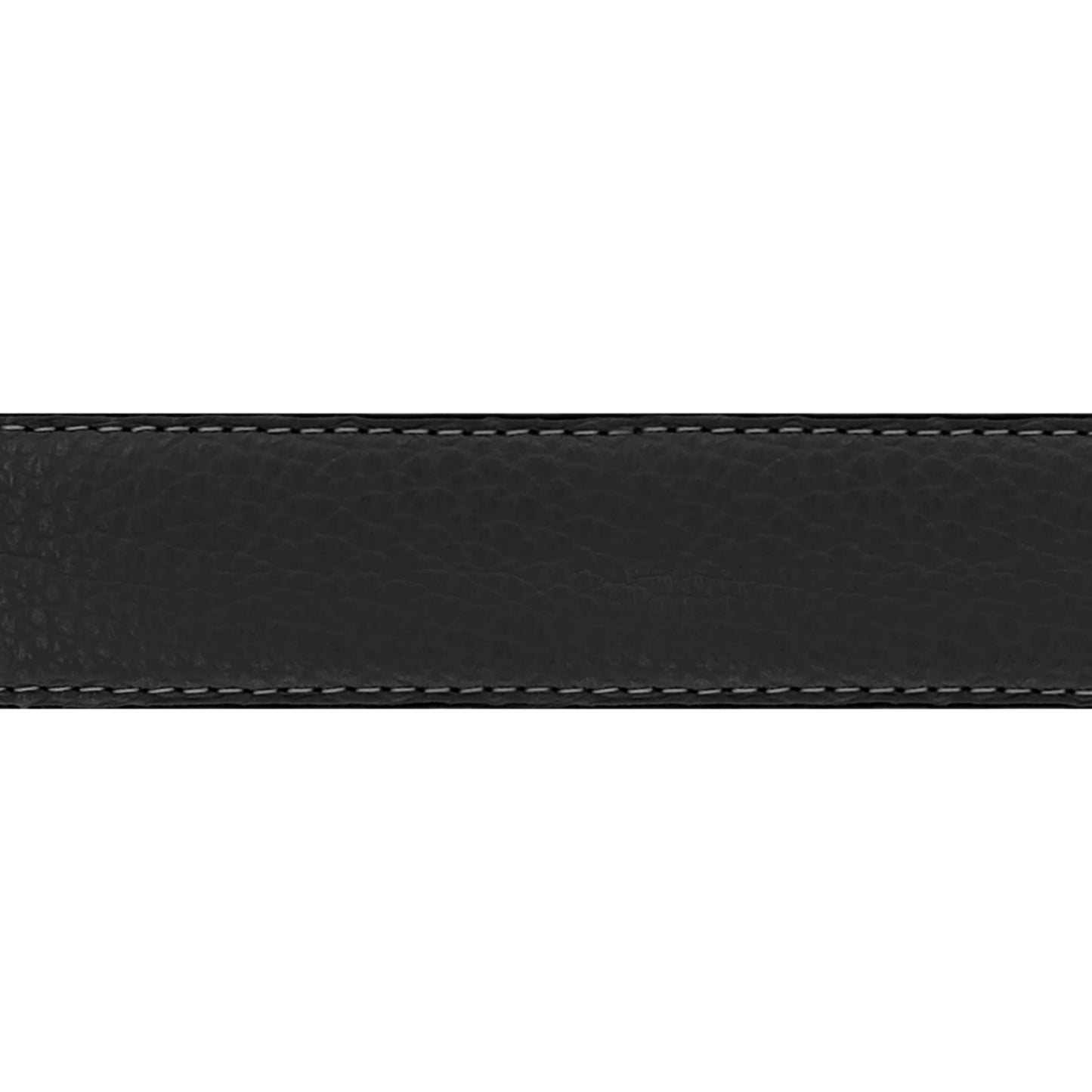 Lanière en cuir souple noir 30 mm