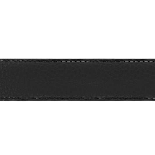 Lanière en cuir souple noir 30 mm