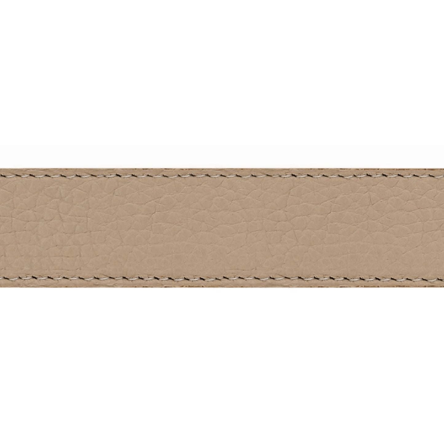 Lanière en cuir souple nude 30 mm