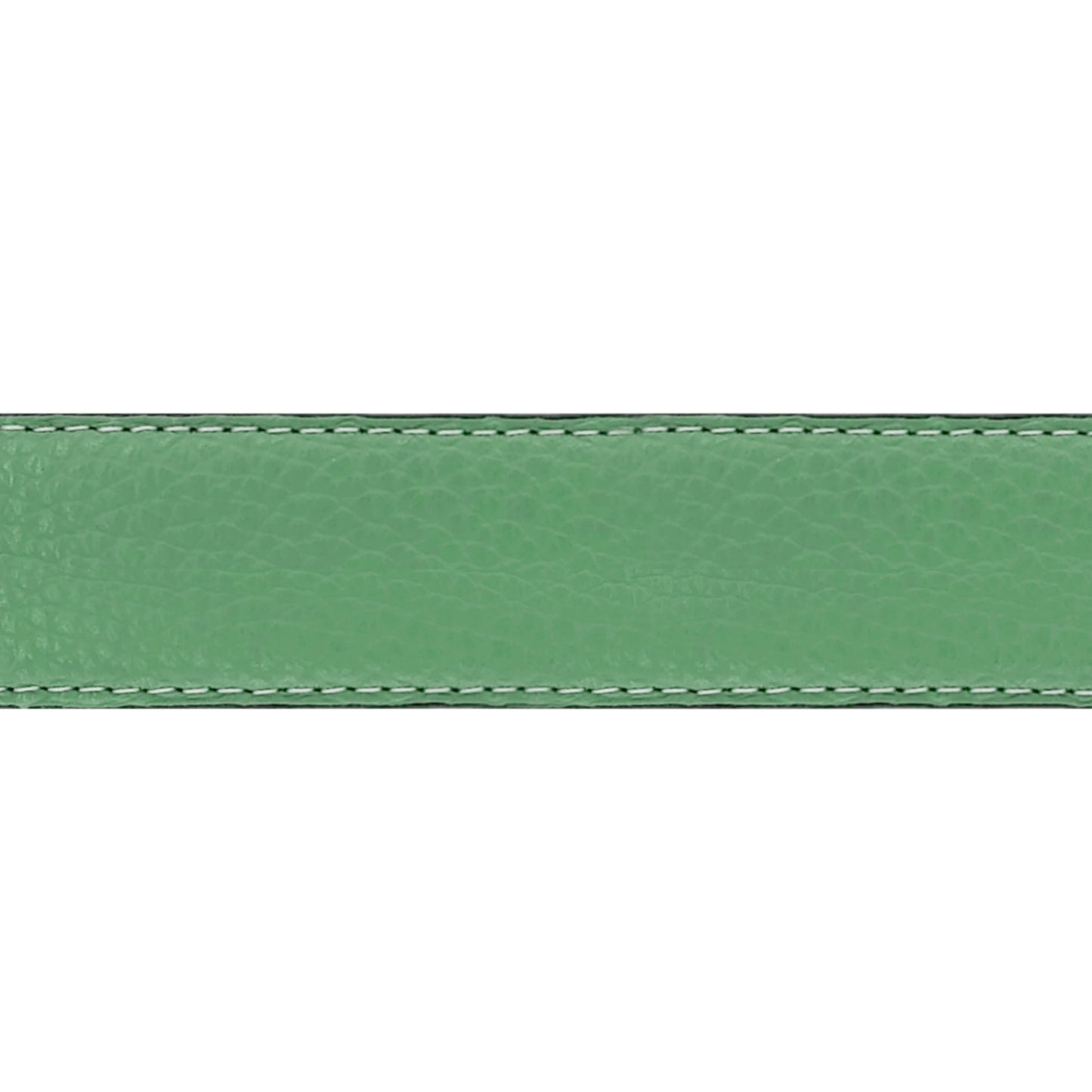 Lanière en cuir souple vert d'eau 30 mm