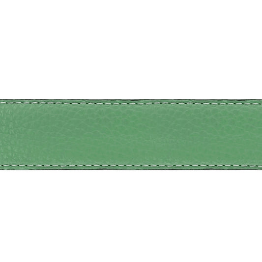 Lanière en cuir souple vert d'eau 30 mm