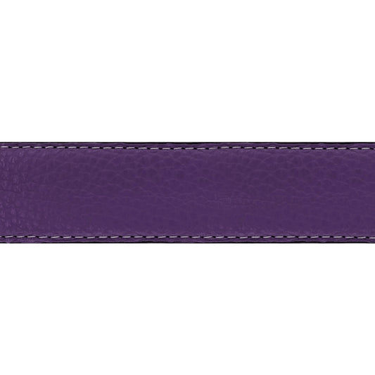 Lanière en cuir souple violet 30 mm