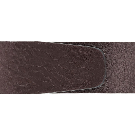 Ceinture 40 mm cuir ceinturon marron boucle Milano mate