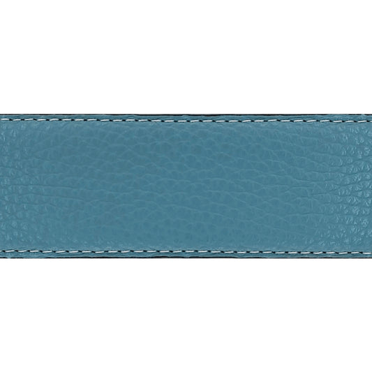 Lanière en cuir souple bleu ciel 40 mm