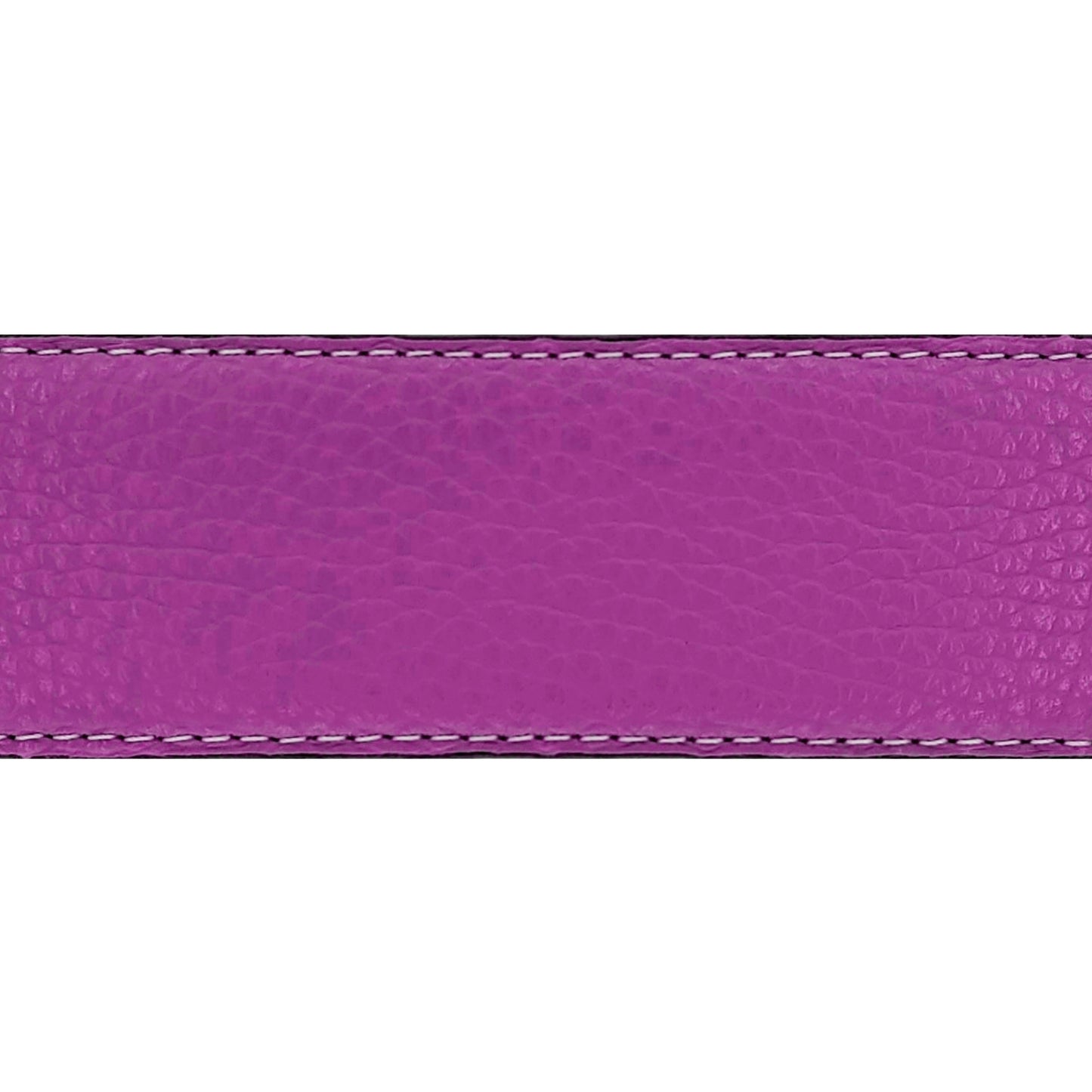 Lanière en cuir souple framboise 40 mm