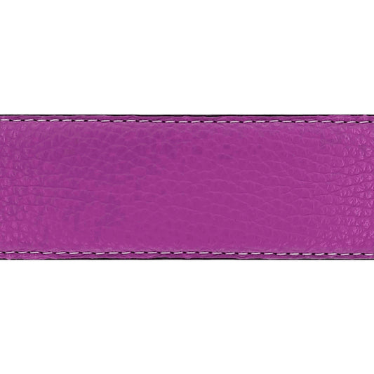 Lanière en cuir souple framboise 40 mm