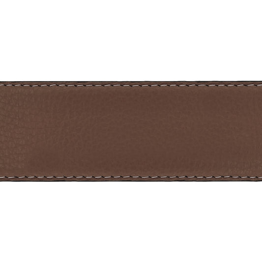 Lanière en cuir souple marron 40 mm