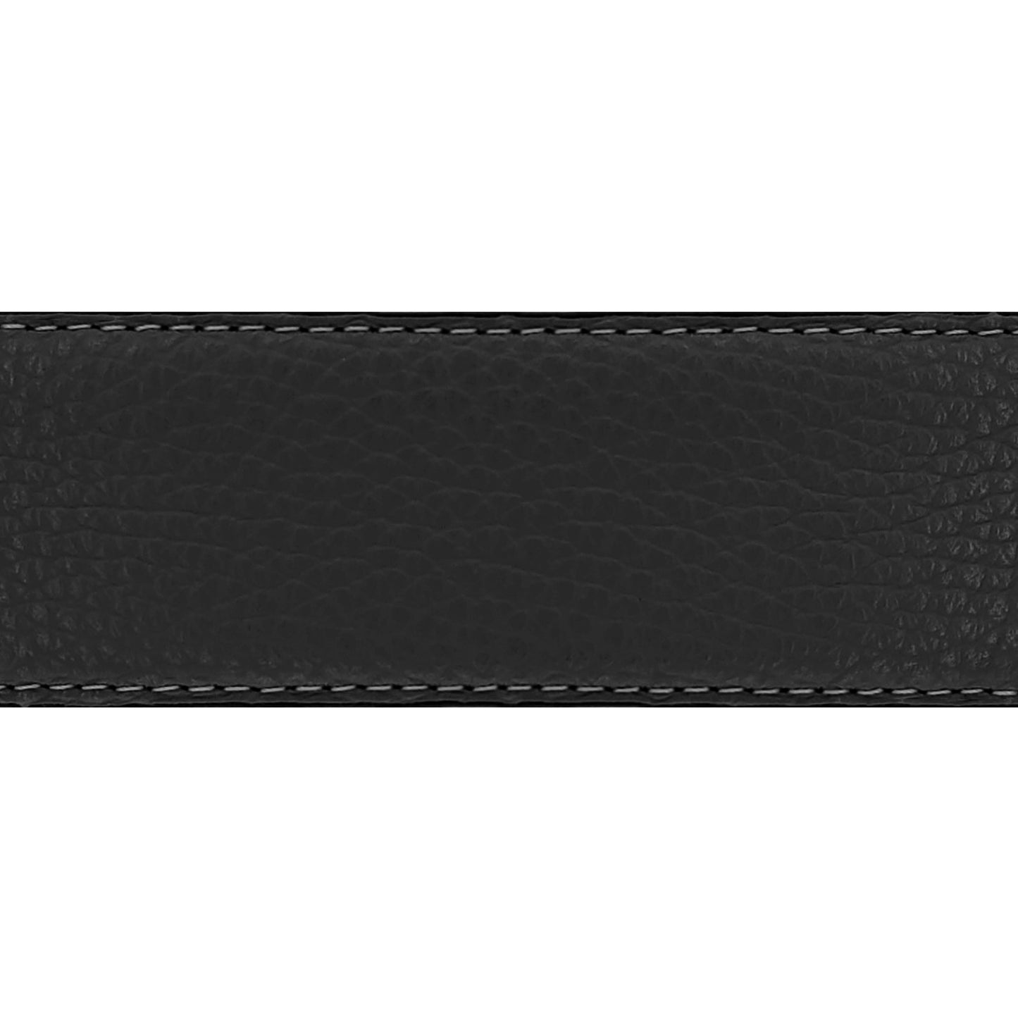 Lanière en cuir souple noir 40 mm