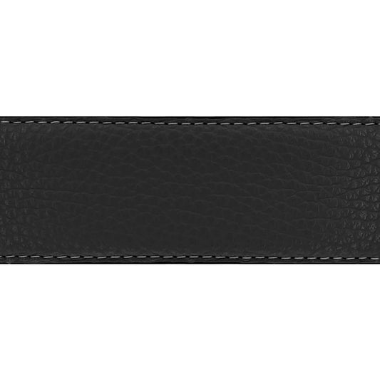 Lanière en cuir souple noir 40 mm