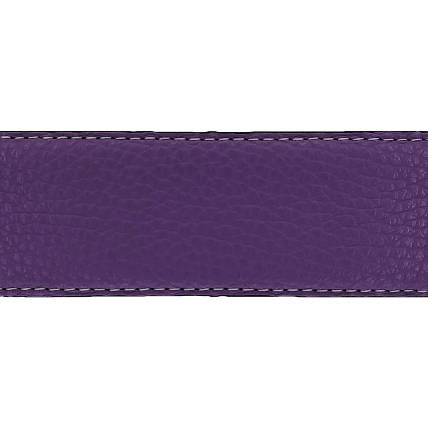 Lanière en cuir souple violet 40 mm