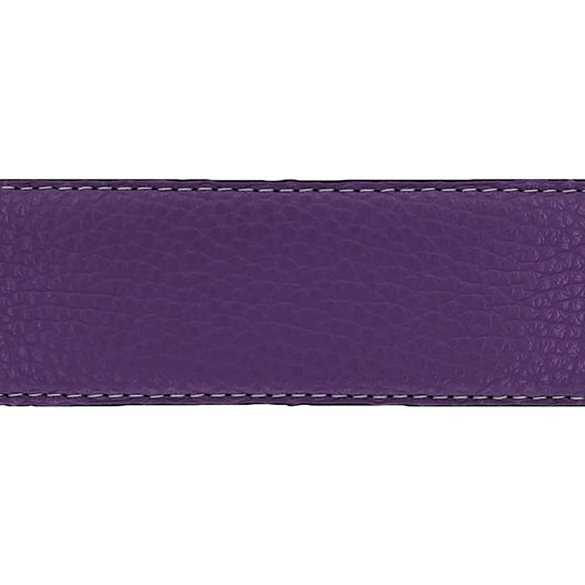 Lanière en cuir souple violet 40 mm