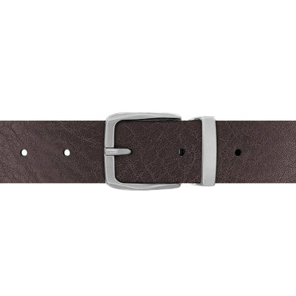 Ceinture 30 mm cuir ceinturon marron boucle Côme mate