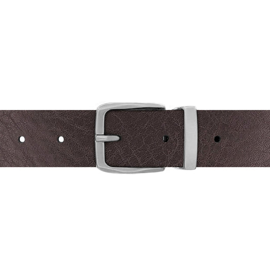 Ceinture 30 mm cuir ceinturon marron boucle Côme mate