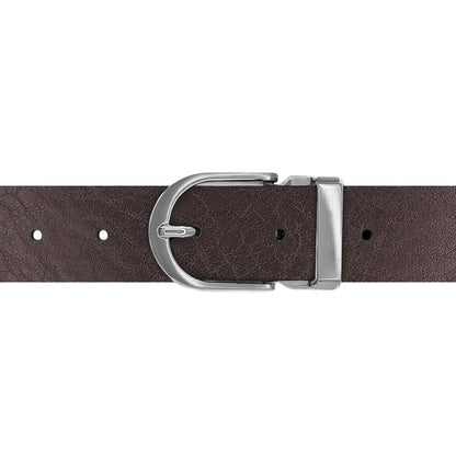 Ceinture 30 mm cuir ceinturon marron boucle Roma mate