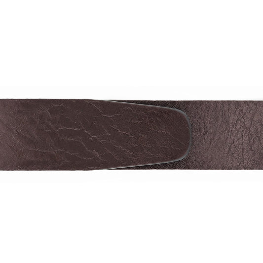 Lanière en cuir ceinturon marron 30 mm
