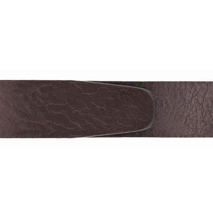 Ceinture 30 mm cuir ceinturon marron boucle Roma or