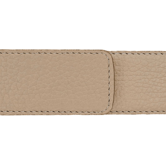 Lanière en cuir souple nude 40 mm